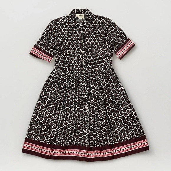 Kate Spade Floral Tile Shirt Dress - Picture 3 of 10